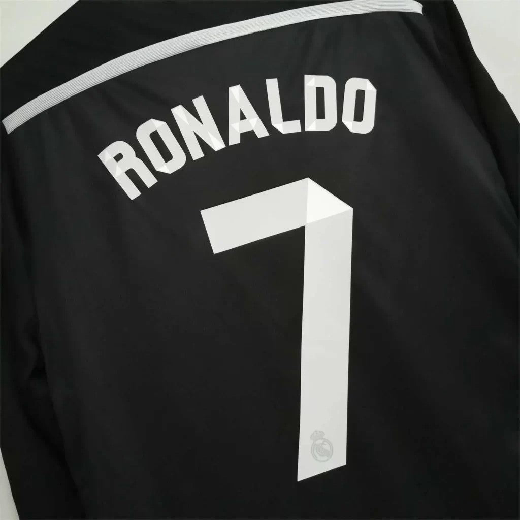 Real Madrid 2014-2015 Away Long Sleeve Dragon Jersey