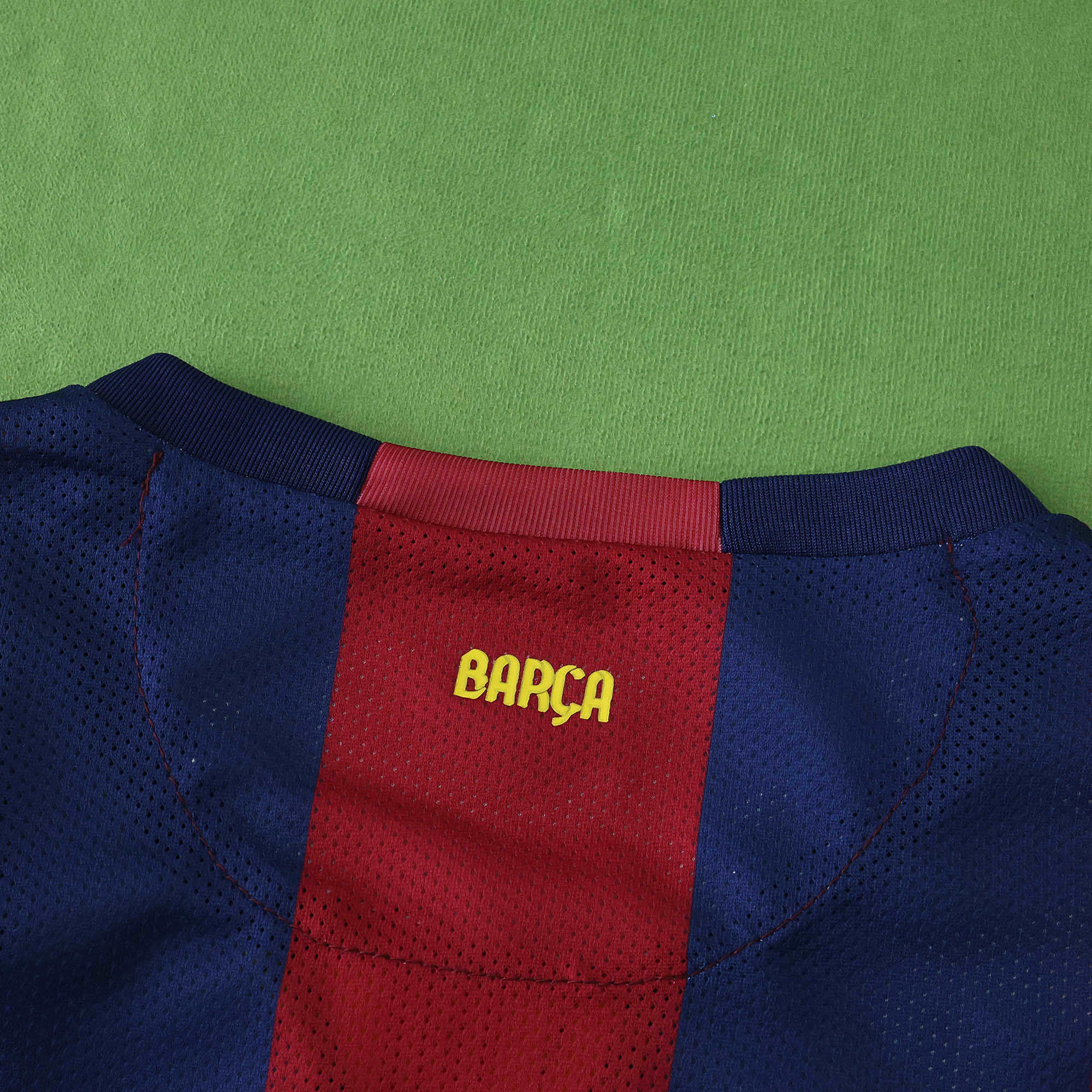 Echipament FC Barcelona 14/15 acasă pentru copii, cu mânecă lungă, Messi 10 și Neymar 11