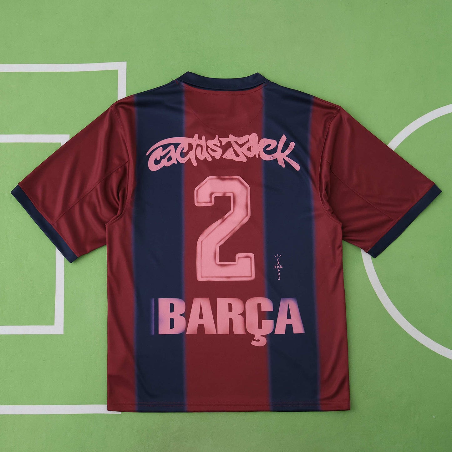 Tricou Barcelona x Travis Scott Retro Skeleton acasă