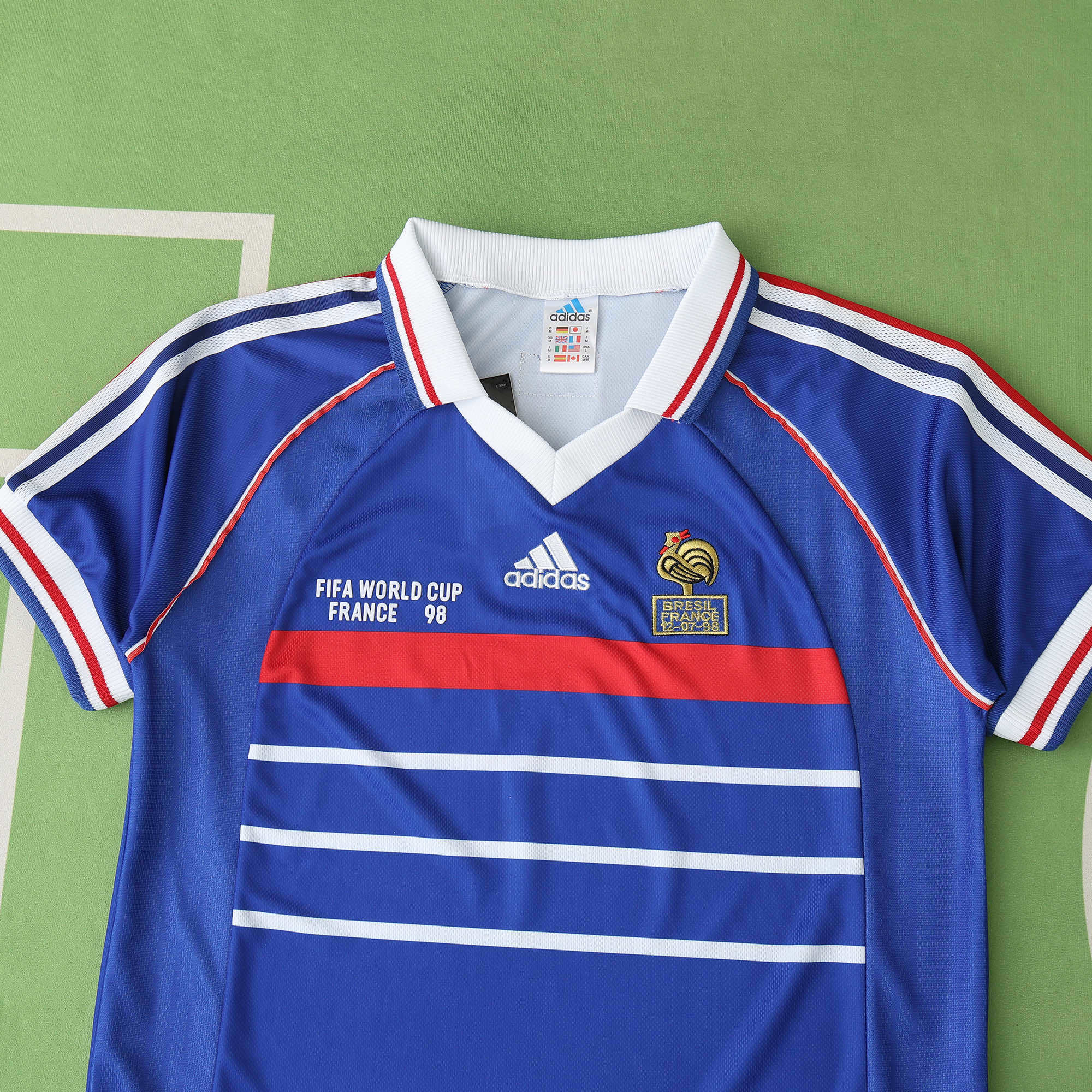 1998 FIA F1 ワールドチャンピオンシップ ピンズセット　額装 Tricou acasă Franța 1998 – NestJersey