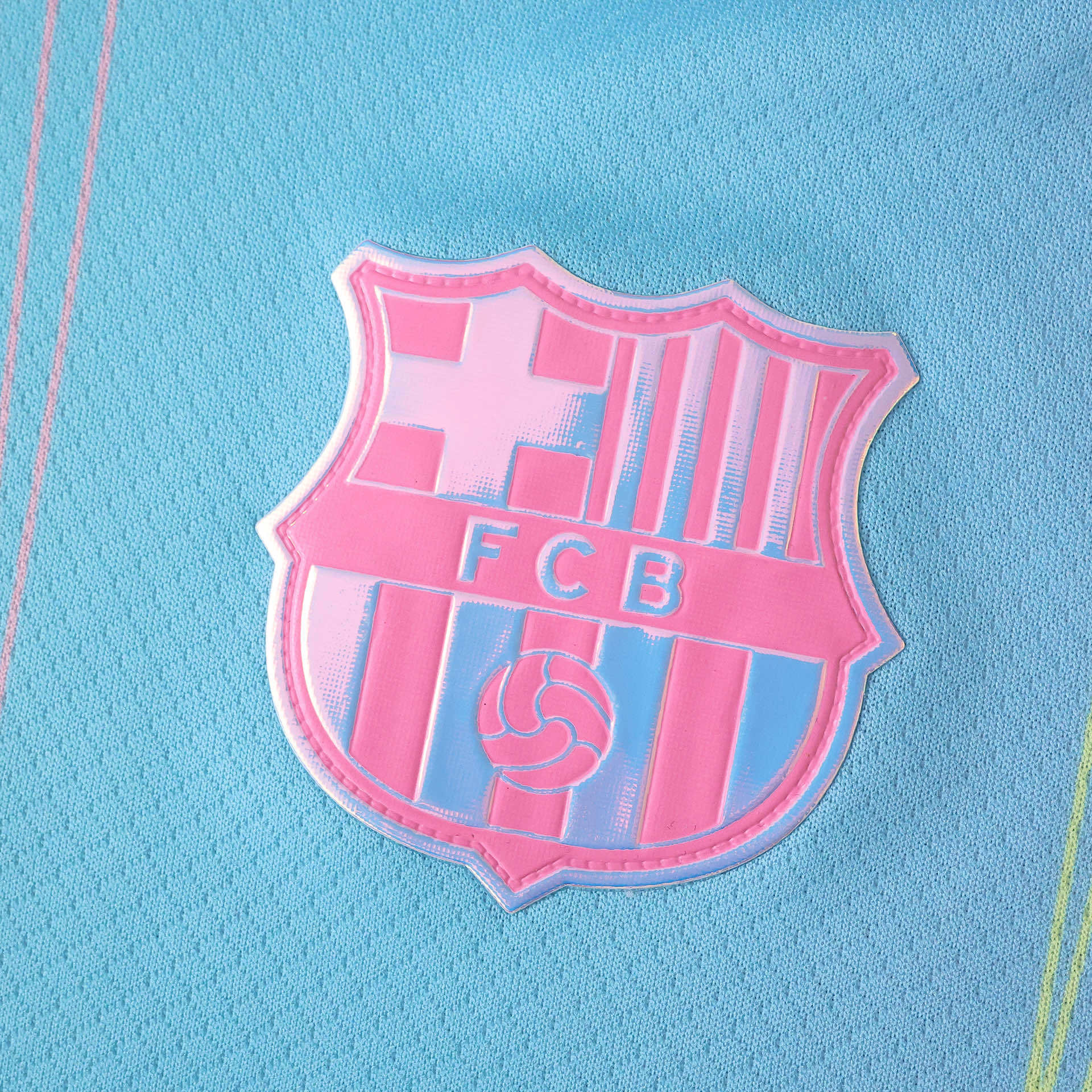 Echipament special FC Barcelona 25/26 albastru-mentă pentru copii