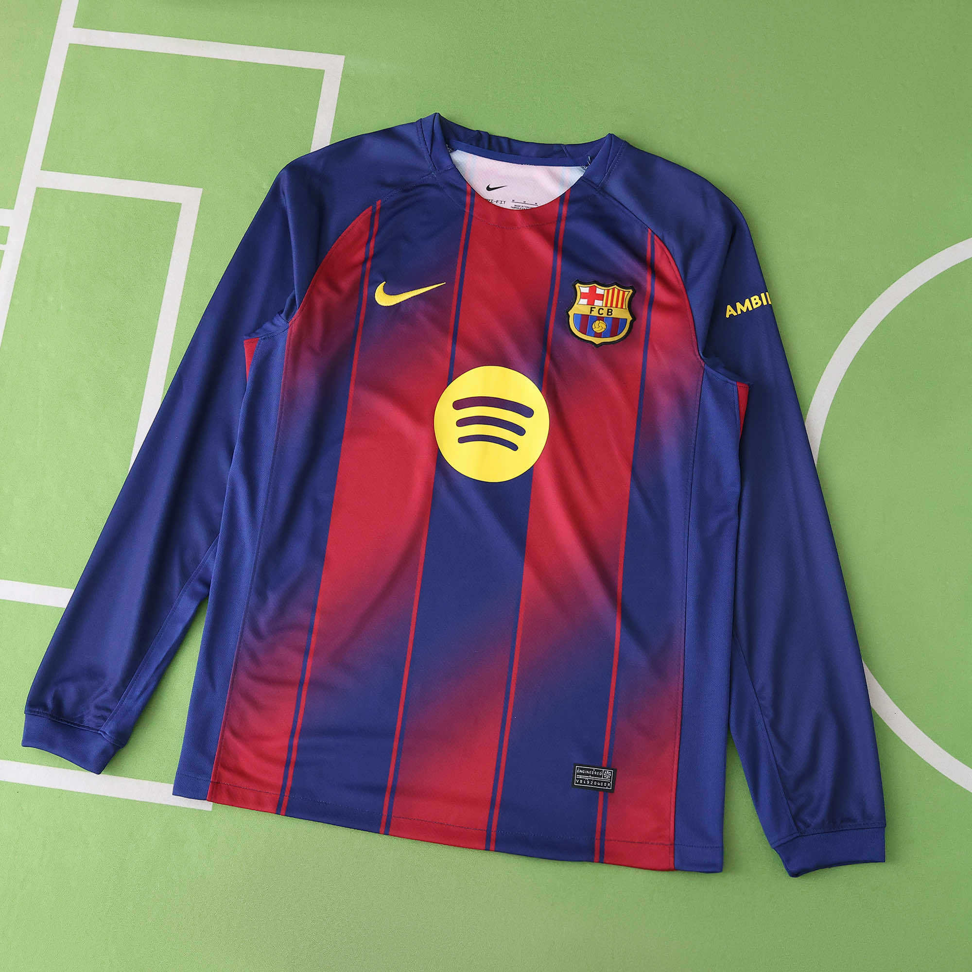 Tricou Barcelona 25/26 Home Player Edition cu mânecă lungă