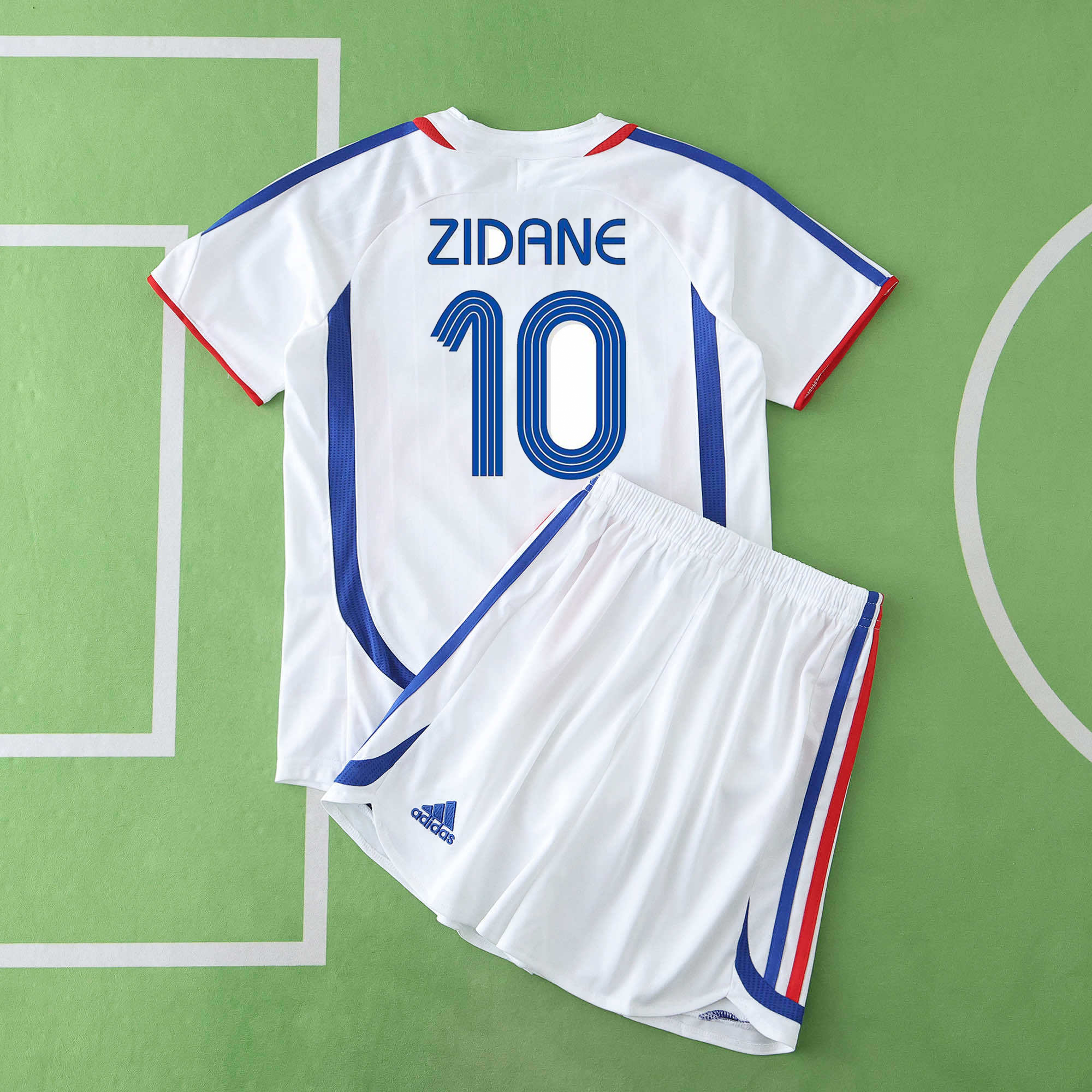 France 2006 Away Retro Jersey – Kids | Zidane #10