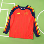 Spain 2026 World Cup Jersey – Home Fan Edition - Long Sleeve