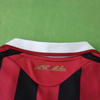 AC Milan 2009/10 Home Retro Jersey – Kids | Ronaldinho #80