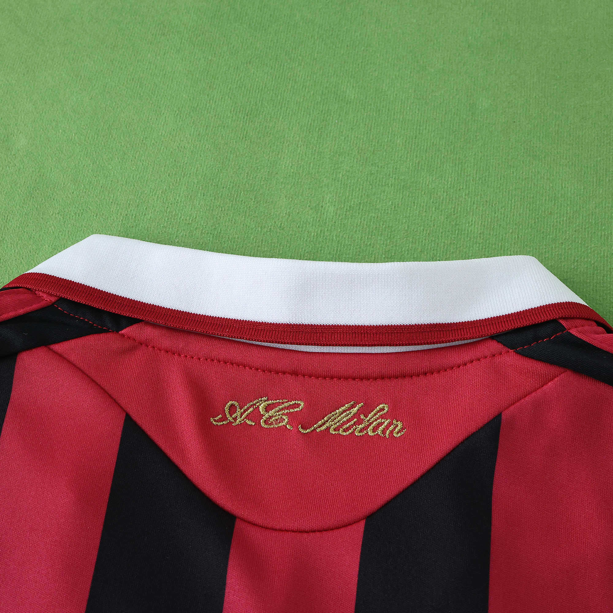 AC Milan 2009/10 Home Retro Jersey – Kids | Ronaldinho #80