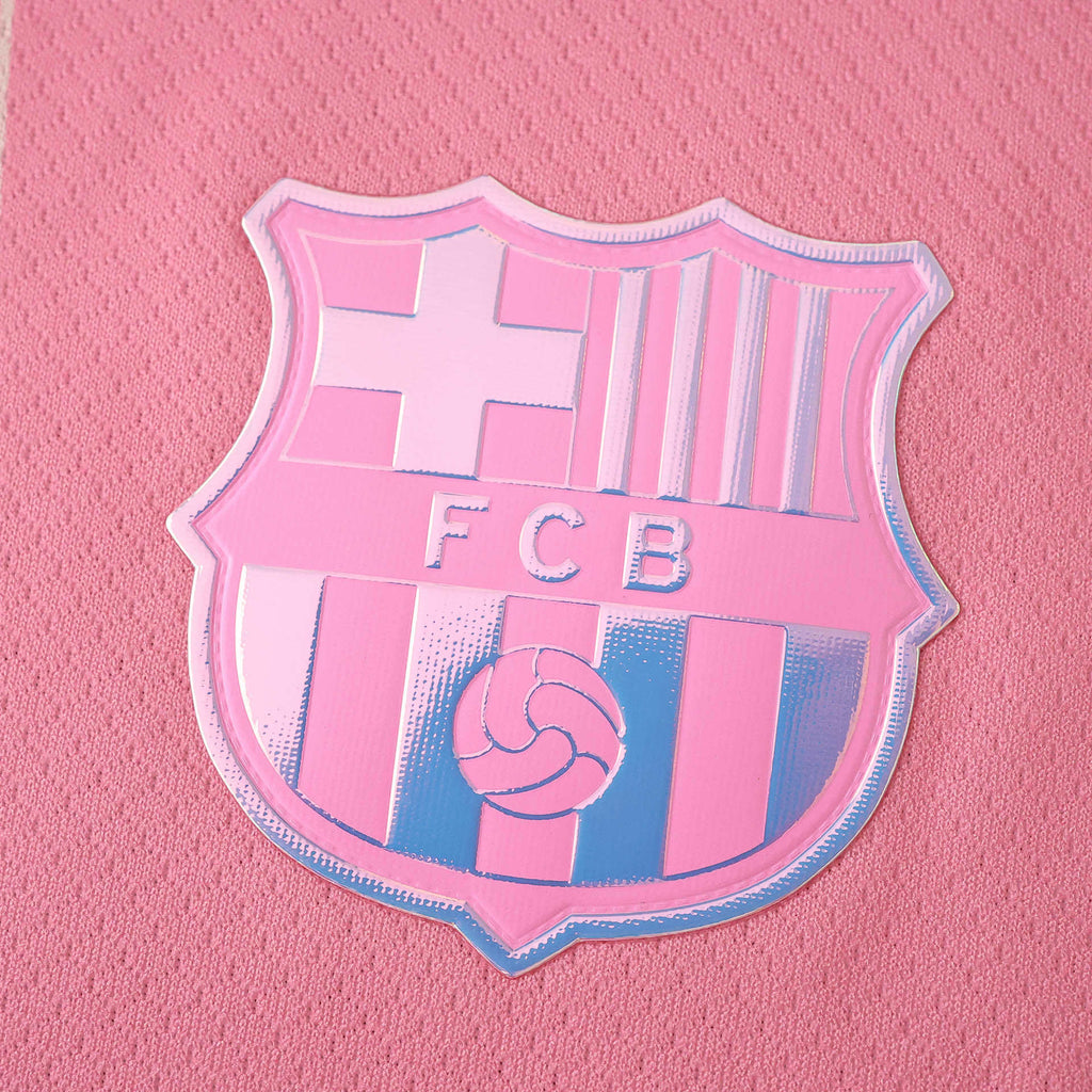 Echipament special roz FC Barcelona 25/26 pentru copii