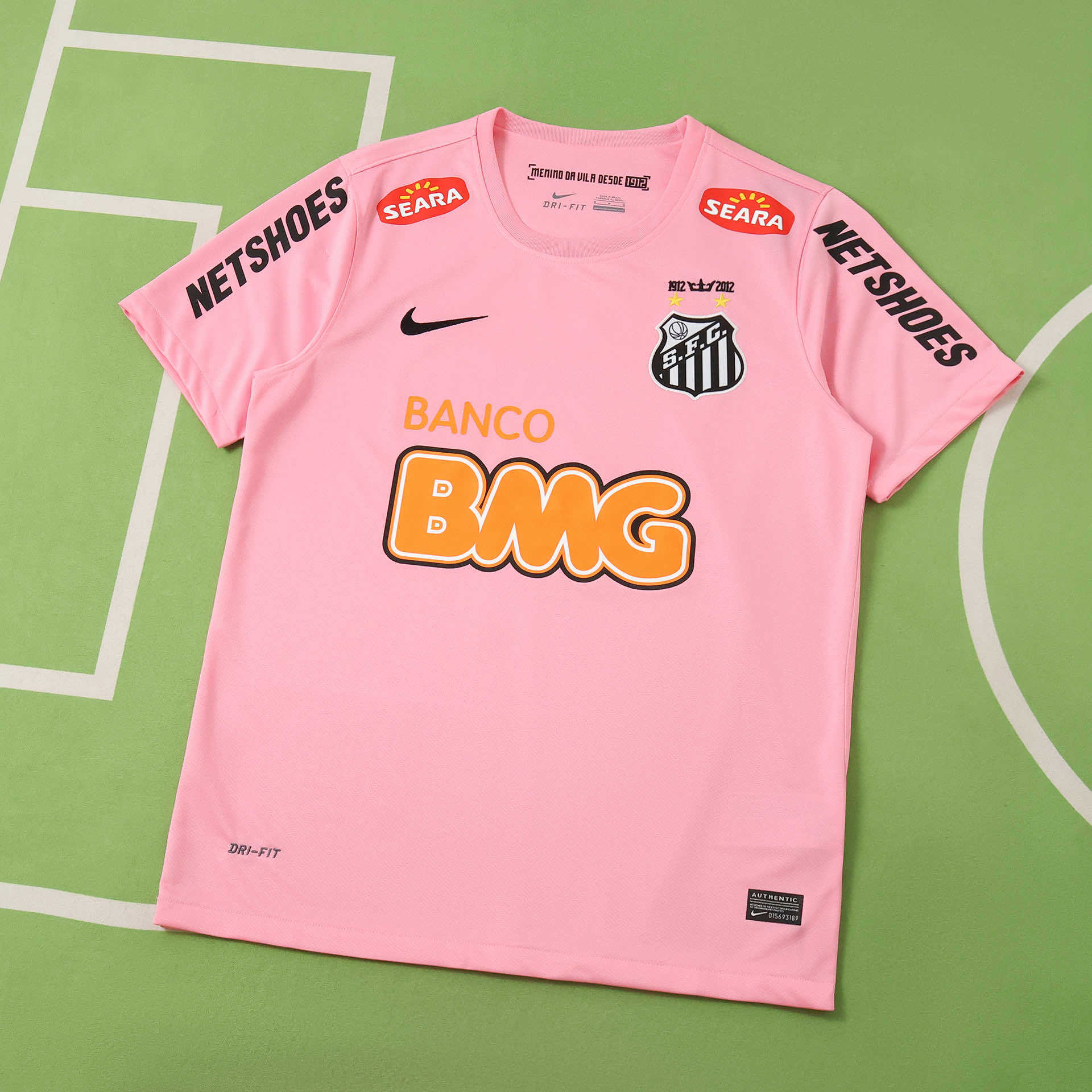FC Santos 2012 NEYMAR 11 Pink Jersey