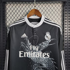 Real Madrid 2014-2015 Away Long Sleeve Dragon Jersey