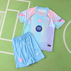 Специальная детская форма ФК «Барселона» 25/26 цвета «мята»