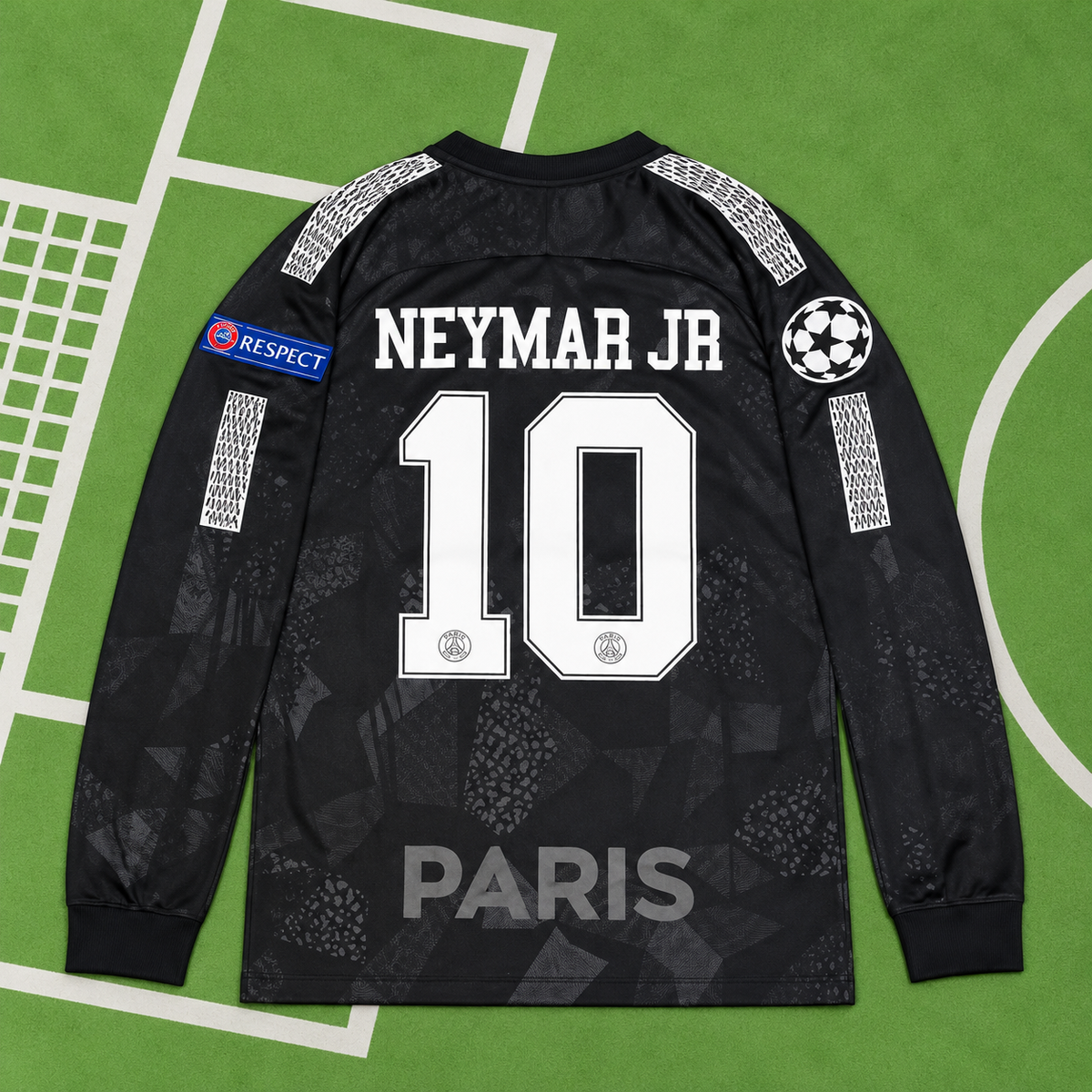 Tricou PSG 18/19 Liga Campionilor Negru (Precomandă) | Ediție Fan