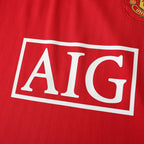 Manchester United 2007/08 Retro Home Long Sleeve Jersey – Ronaldo 7 / Rooney 10