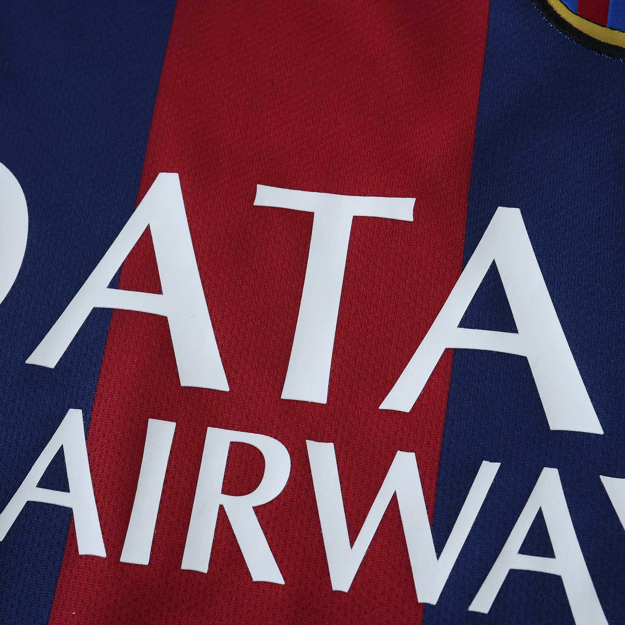 Echipament FC Barcelona 14/15 acasă pentru copii, cu mânecă lungă, Messi 10 și Neymar 11