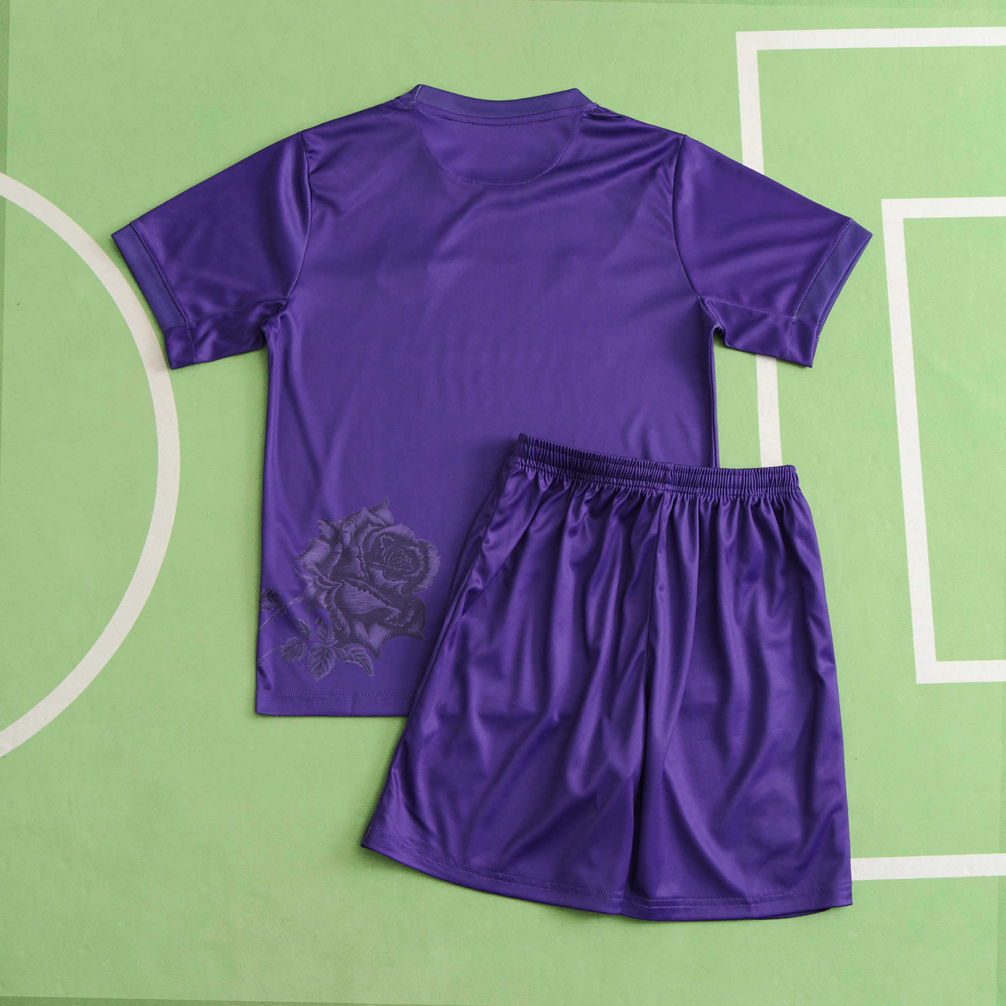 Echipament Real Madrid 24/25 Y3 violet pentru copii