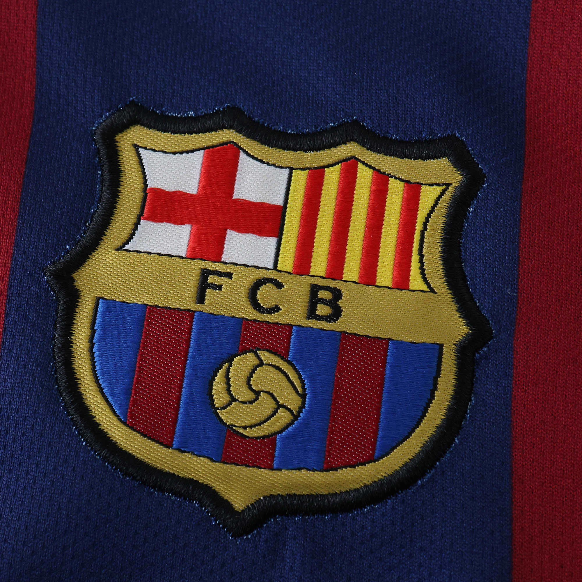 Echipament FC Barcelona 14/15 acasă pentru copii, cu mânecă lungă, Messi 10 și Neymar 11