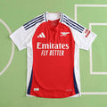 Arsenal 24/25 Home Player Edition red and white football jersey