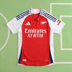 Arsenal 24/25 Home Player Edition red and white football jersey