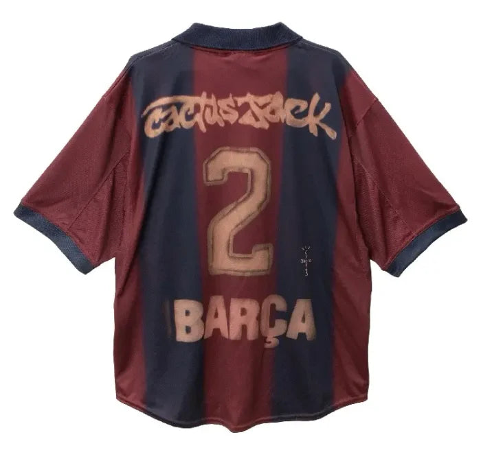 Tricou Barcelona x Travis Scott Retro Skeleton acasă