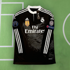 Real Madrid 2014-2015 Away Long Sleeve Dragon Jersey