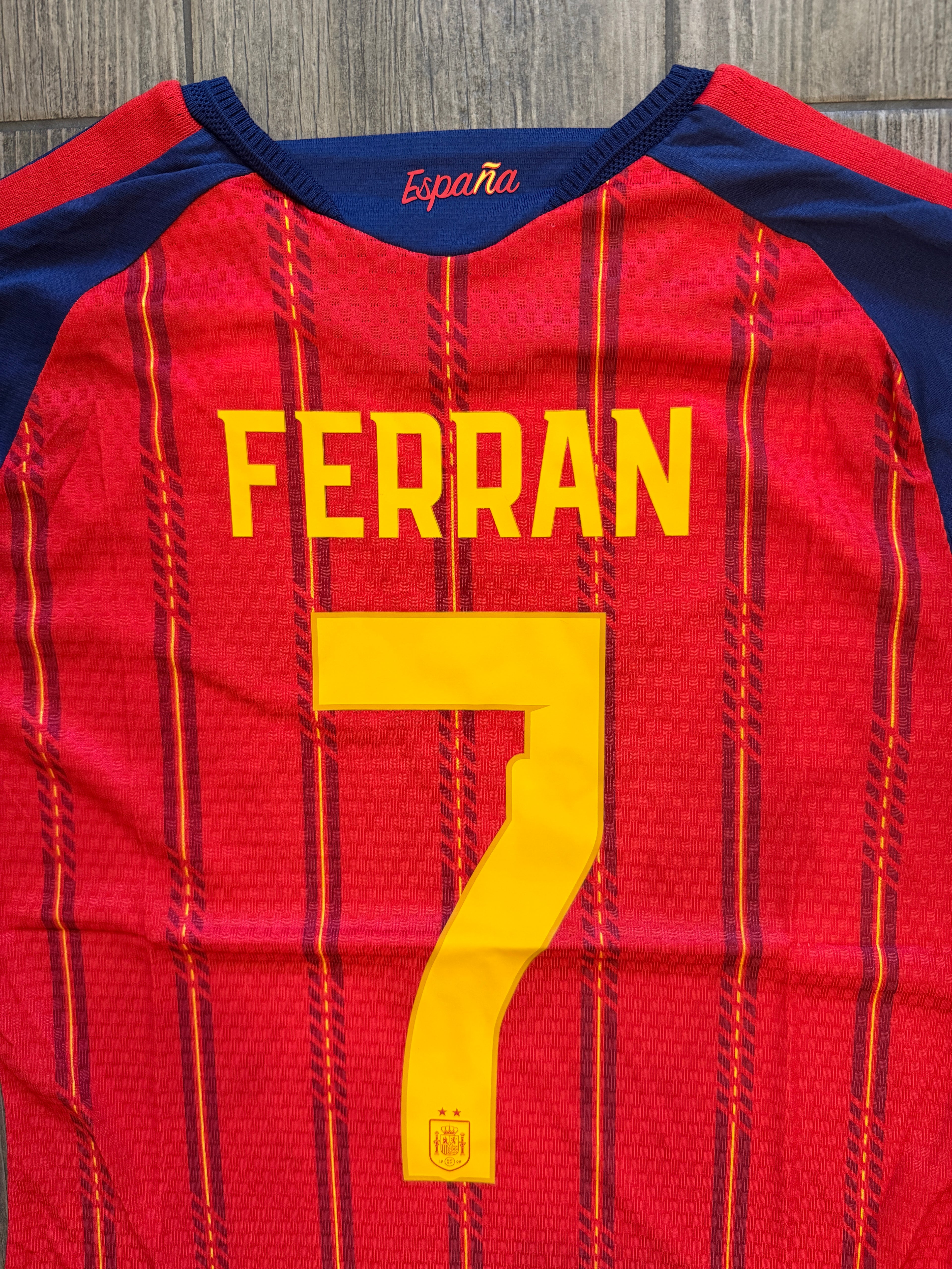 Spain 2026 World Cup Home Player Version – 2 Stars | Ferran #7