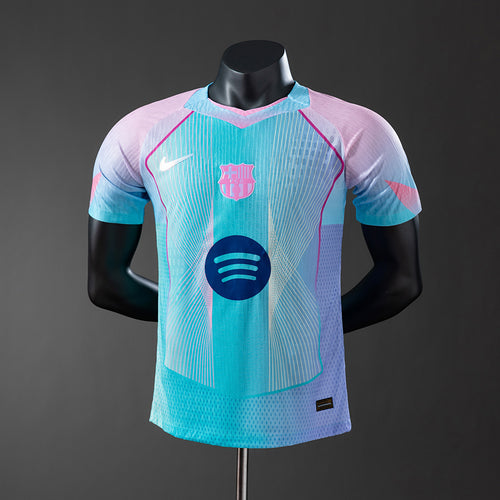 Barcelona 25/26 Total 90 Blue Player Edition Jersey front view