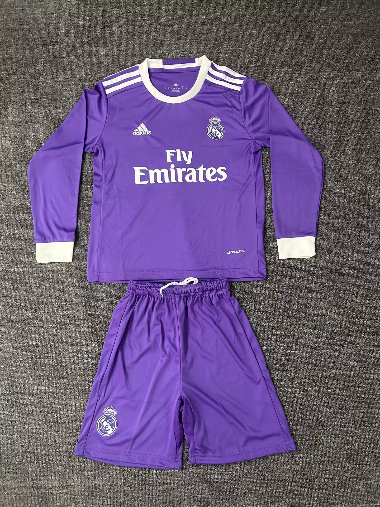 Real Madrid 16/17 Kit for Kids Ronaldo 7 Short & Long Sleeve