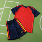 Spain 2026 World Cup Home Jersey – Kids | 2 Stars