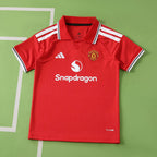 Manchester United 2026/27 Home Kit For Kids
