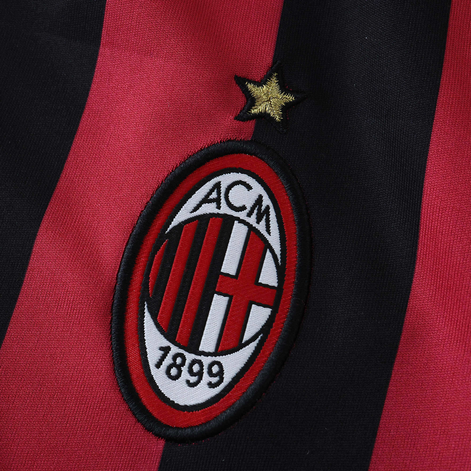 AC Milan 2009/10 Home Retro Jersey – Kids | Ronaldinho #80