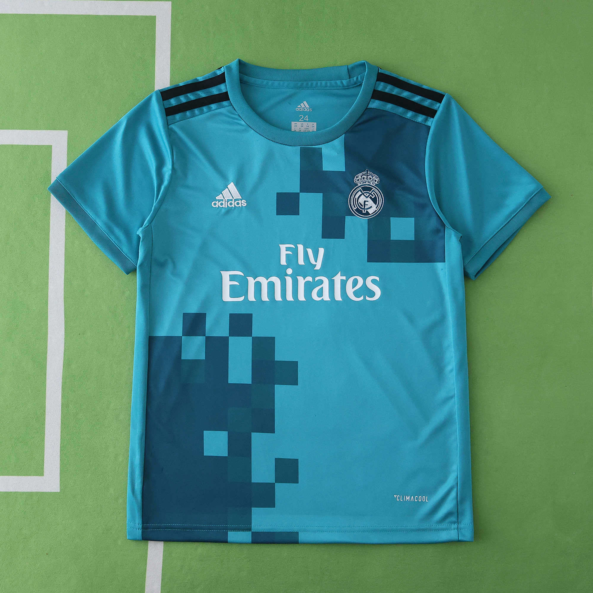 17-18 Real Madrid #7 Ronaldo インポートL Real Madrid 2017 2018 Authentic RONALDO #7 Shirt Home Jersey