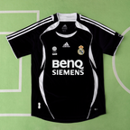 Real Madrid 06/07 Retro Negru BenQ Siemens