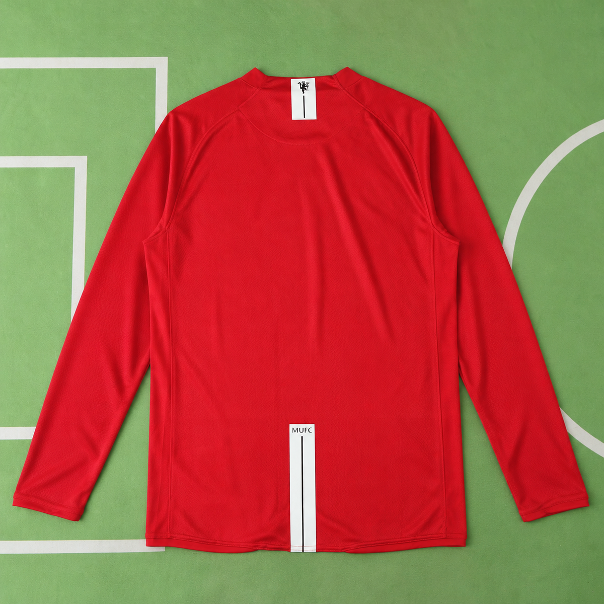 Manchester United 2007/08 Retro Home Long Sleeve Jersey – Ronaldo 7 / Rooney 10