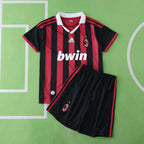 AC Milan 2009/10 Home Retro Jersey – Kids | Ronaldinho #80