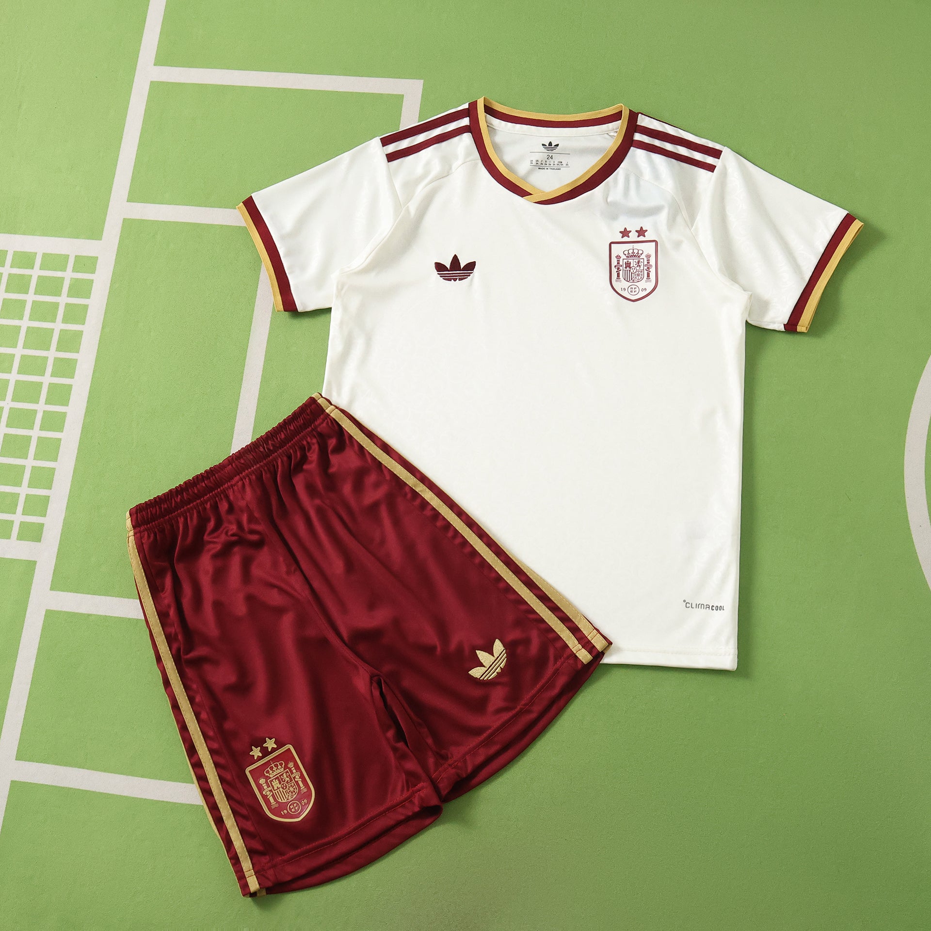 Spain 2026 World Cup AwayJersey – Kids | 2 Stars