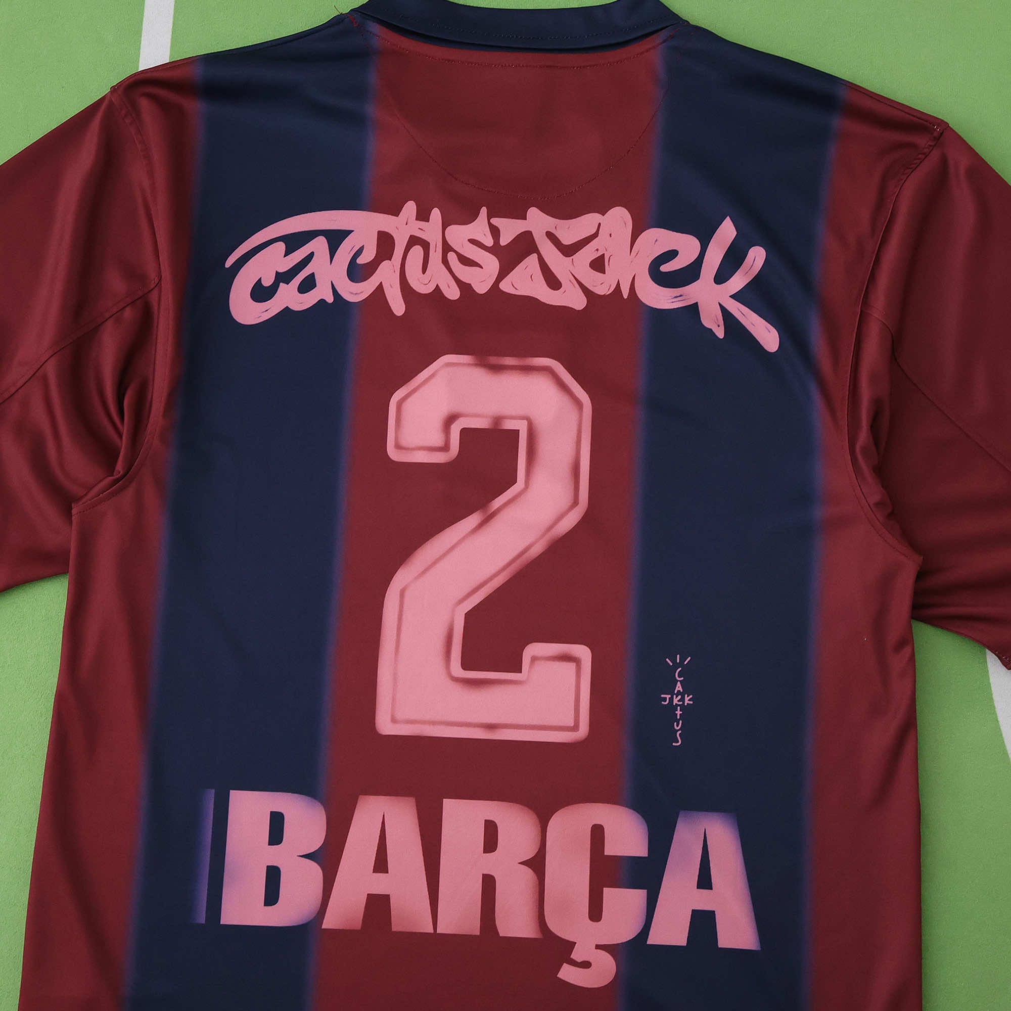 Tricou Barcelona x Travis Scott Retro Skeleton acasă