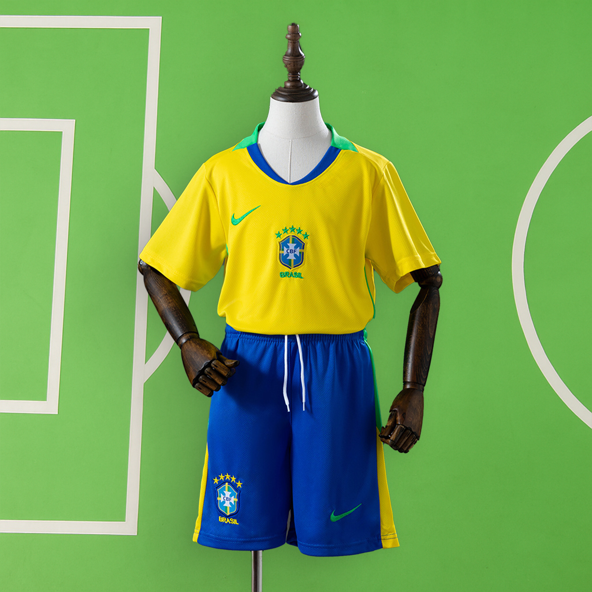 Echipament acasă Brazilia 25/26 pentru copii Neymar Jr 10