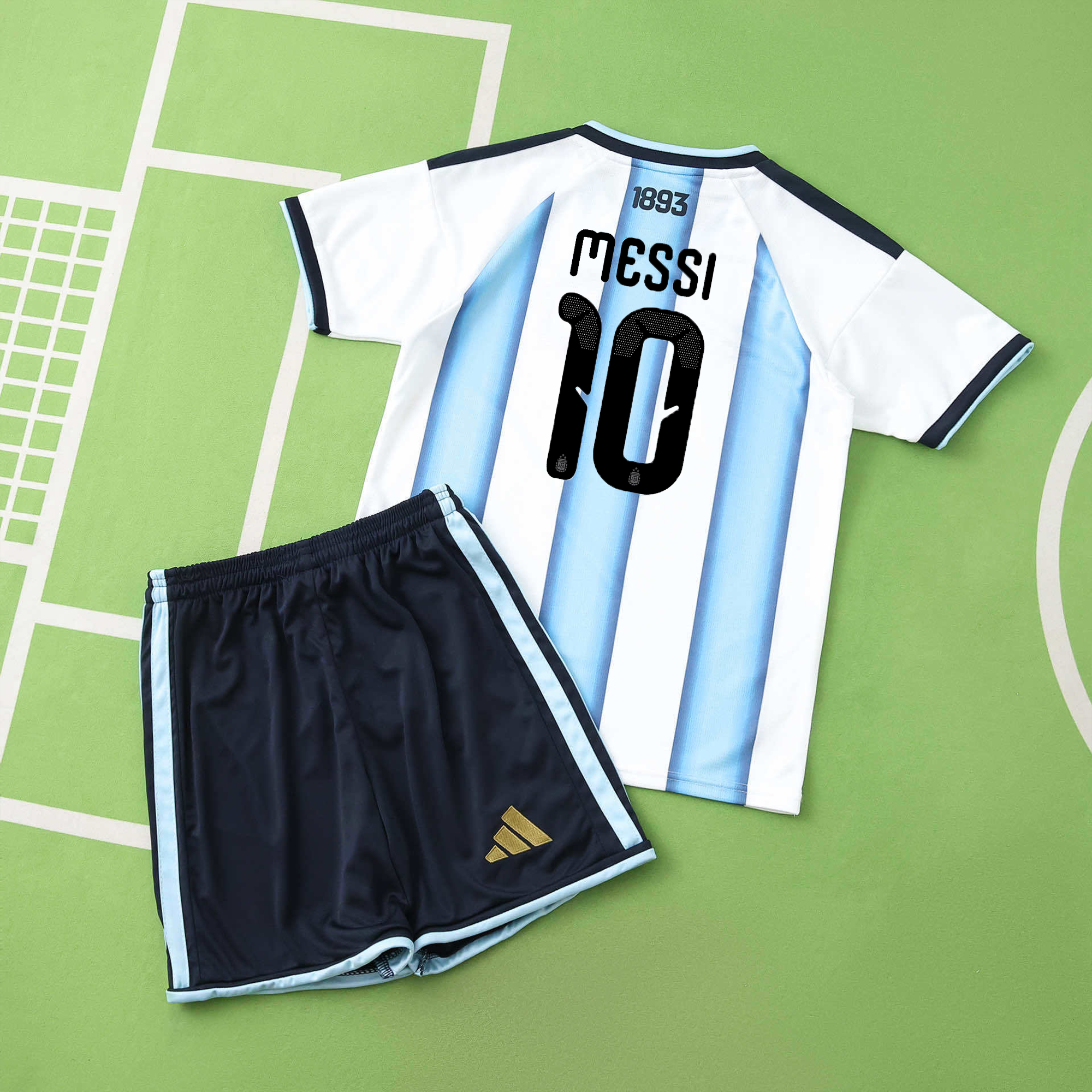 Echipament Argentina 25/26 acasă pentru copii, Messi 10