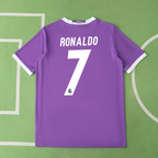 Tricou Real Madrid 16/17 deplasare cu mânecă scurtă și lungă Ronaldo 7