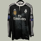 Real Madrid 2014-2015 Away Long Sleeve Dragon Jersey
