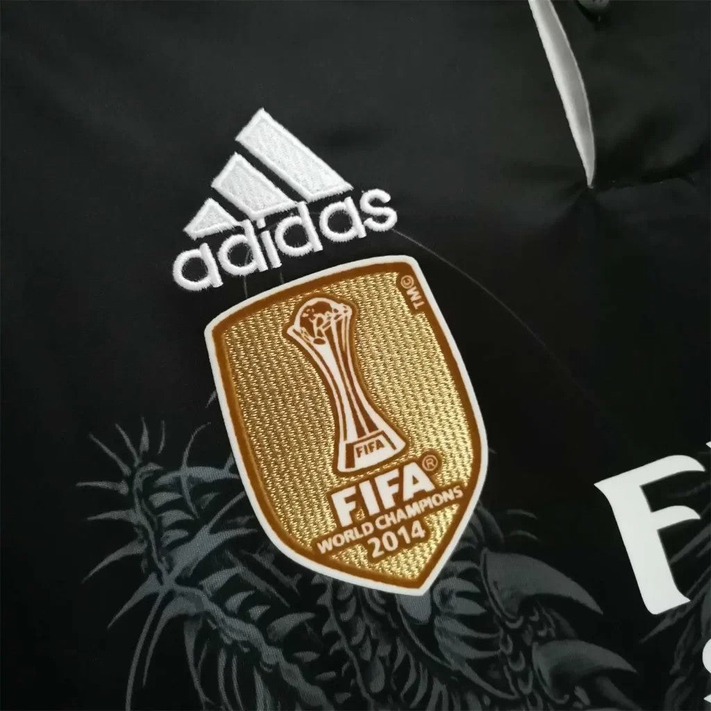 Real Madrid 2014-2015 Away Long Sleeve Dragon Jersey